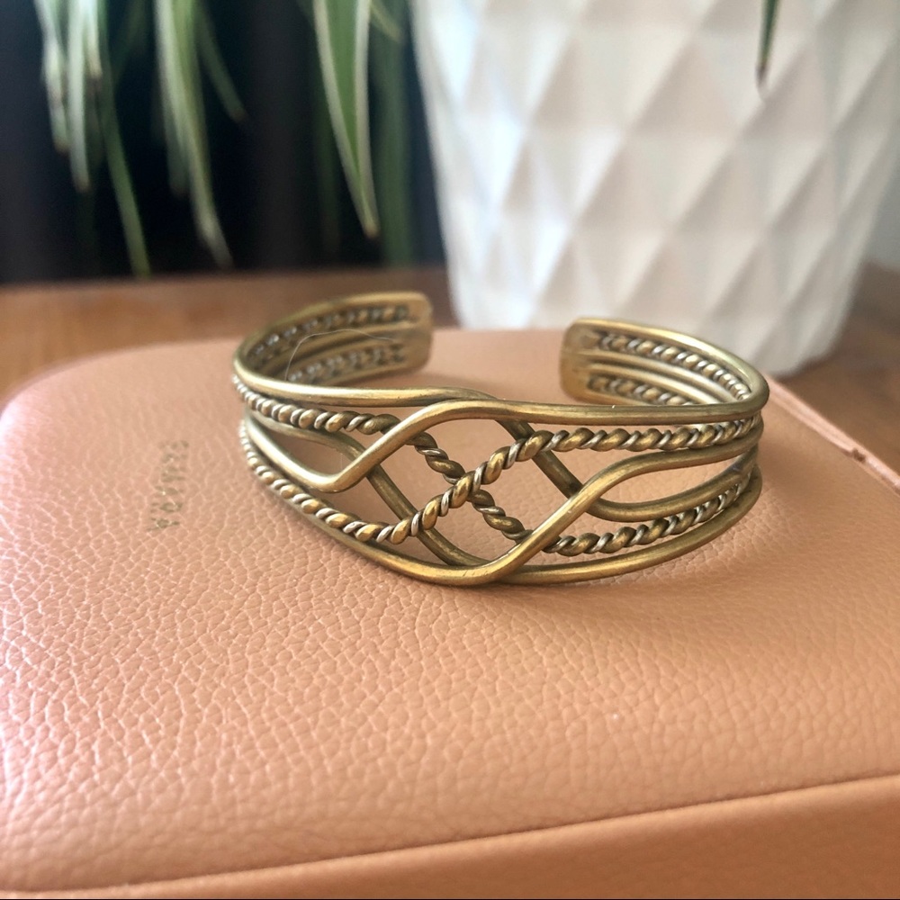 2/22$ -  Bronze colored twist cuff
